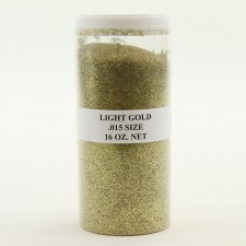 .015 GLITTER 1LB PALE GOLD