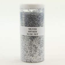 GLITTER .035 SILVER 1LB