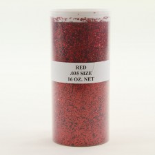 GLITTER .035 RED 1LB
