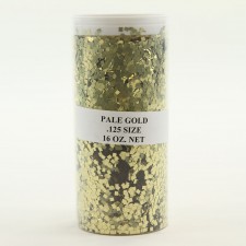 .125 GLITTER-PALE GOLD 1 LB