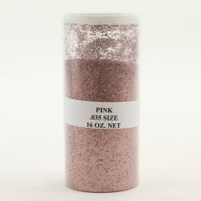 1LB GLITTER .035 PINK