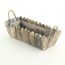 13.5"L RECT.RATTAN TRAY S1