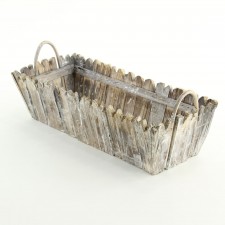 16"L RECT.RATTAN TRAY S2