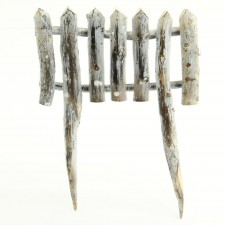 11.5"H DBL RATTAN FENCE PICK