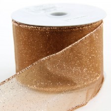 2.5"GLITTER SHEER 10YD A25