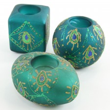 6.5"GLS PEACOCK T-LT.HLDR A4