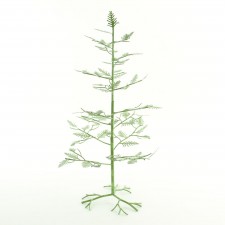 24"TIN TREE TABLE PC GREEN