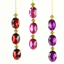 6.5"JEWELRY STRING ORNA A4