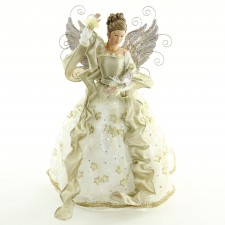 18" FABRIC ANGEL TBLE PC