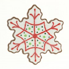 14" PVC/EVA SNOWFLAKE ORNA