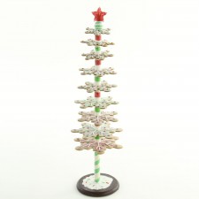 17.5"SNWFLKE COOKIE TREE M25