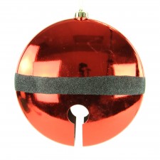 10"PL FLAT JINGLE BELL ORN