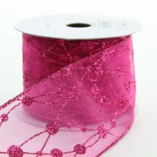 2.5"X10YD SHR GLT DOT/LINE PTT