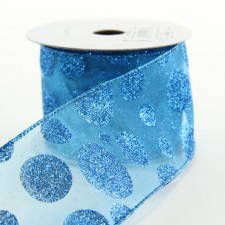 2.5"X10YD SHR GLT.DOTS RB A25