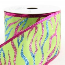 2.5"X10YD GLT.ZEBR PTTRN A25