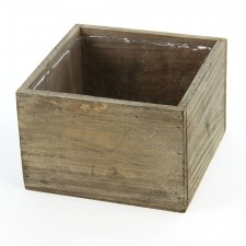 SQ.WOOD BOX S1 BROWN
