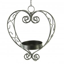 MTL BLK HEART TRELLIS HANG.S1
