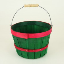 1/2 PECK W/HANDLE GRN/RED BAND