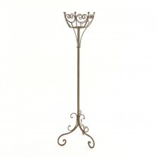27" CANDLE HOLDER RUST S1