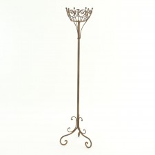 33" CANDLE HOLDER RUST S2