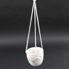 LLAMA SHAPED HANG.PLANTER S1