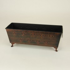 18" METAL PLANTER S2