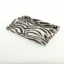 18" WOOD LEATHER TRAY S1