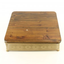 15"MTL/WD GOLD TRAY S2