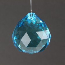 DIAMOND CUT HNG.BALL TURQ