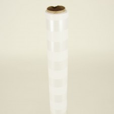 24"X25'WHT ON WHT STRIPE SHADO