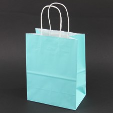 8"X4.75"X10.5"CUB TOTE AQUA
