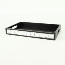 13 7/8"L WOOD RECT.TRAY S1
