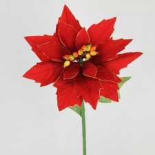 15"POINSETTIA RED