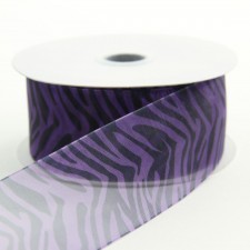1.5"X10YD ORGANZA ZEBRA A4