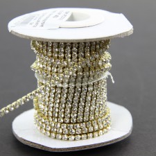 1.5MM RHINESTONE CHAIN 5YD