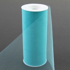 6"X25YD TULLE TROPIC BLUE