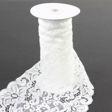 6.5"X5YD ELAS.FLRL EMBR.LACE