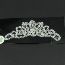 6"X2"TIARA RHINSTN APPLIQ. A4