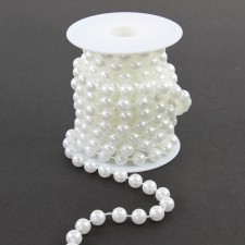 10MM PEARLS STRING 5YD WHITE