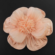 20"TISSUE SCALLOP FLOWER PEACH