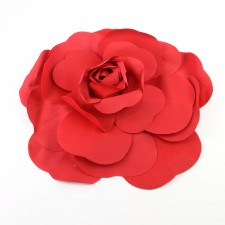 20"DECO WALL FLOWER RED