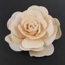 20"DECO WALL FLOWER TAUPE