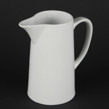 7.25"CERAMIC PITCHER WHITE