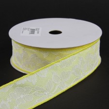 #9 SPRING LACE 10YD YELLOW A4