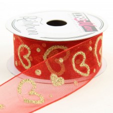 #9 FLOATING HRTS 10YD RED A4