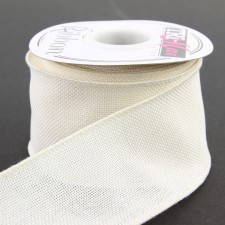 #40 W.W.BURLAP 10YD IVORY A4