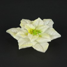 6"X4.5"X2" POINSETTIA CANDLE