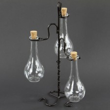 VINE STAND W/3 BOTTLES M25