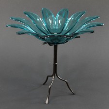 8.5"DAISY BOWL W/MTL STND M25