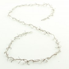 80"PLST GARLAND W/PEARL BEAD